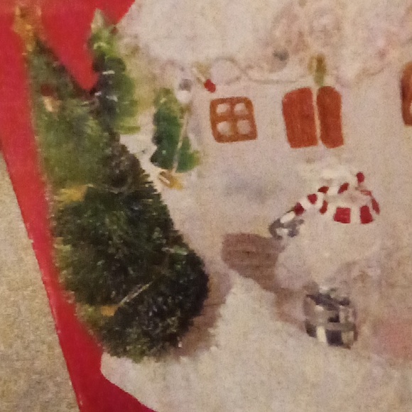 Vtg Musical Acrylic Lighted Snowman Skating Pond - Picture 4 of 15